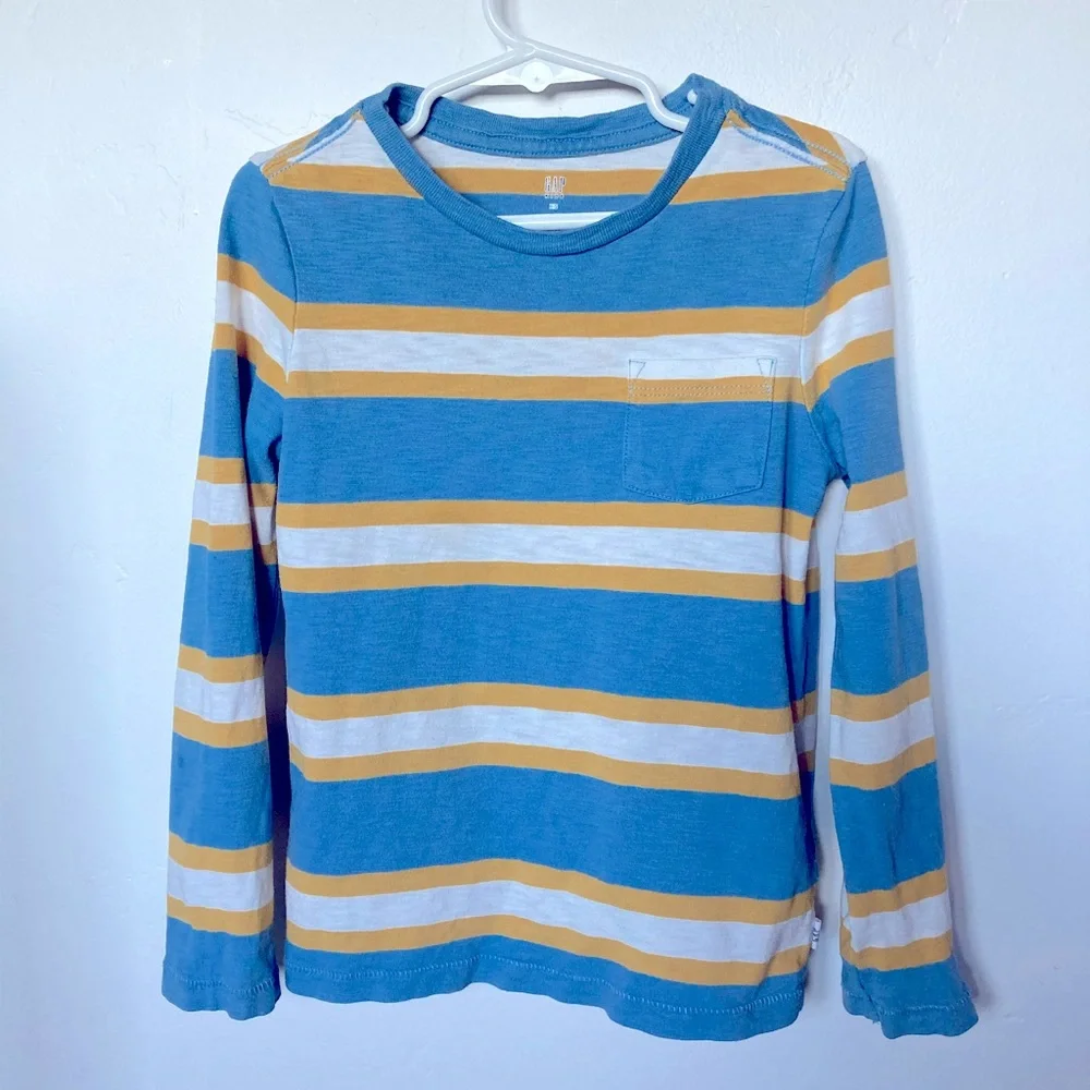 GAP Striped Long Sleeve Tee - Picture 1 of 10